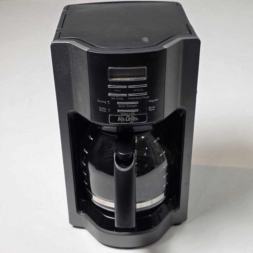 Mr. Coffee Programmable Coffee Maker 12 Cup Black Silver Model BVMC-EHX33BM-NP